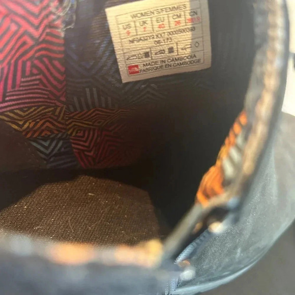 The North Face Bridgeton Waterproof Leather Zip Booties Sz 9 Wool Trim Winter - Picture 8 of 8